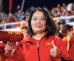 Cứ nhằm lúc đội bạn đá phạt là hô 'Bay lên trời là em bay ra ngoài', nữ CĐV bị dân mạng tấn công tài khoản Facebook