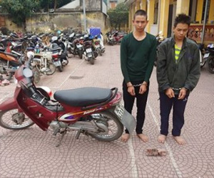 Hai anh em ruột rủ cướp xe máy bán lấy tiền tiêu