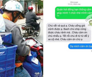 Câu chuyện của vị khách nhỏ tuổi ngày cuối năm và món quà ấm lòng cho anh shipper trong ngày lạnh giá