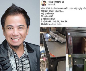 Thực hư chuyện danh hài Hồng Tơ bị kẻ gian phá két trộm gần 5 tỉ