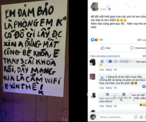 Dòng nhắn nhủ gửi kẻ trộm của cậu sinh viên trước khi về quê nghỉ Tết khiến nhiều người 'cạn lời': Em đảm bảo phòng em không có gì lấy được, em thề