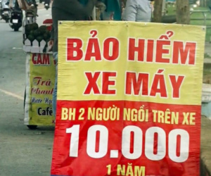 Bảo hiểm xe máy giá 10.000 đồng 'nở rộ' những ngày cận Tết