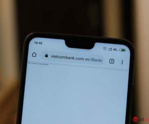 Cuối năm, website Internet Banking của Vietcombank không truy cập được