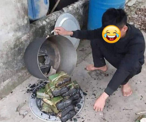 Khi những người con 'trời đánh' nổi hứng luộc bánh chưng: Và thế là hết, một cái Tết toang-toàn-tập!