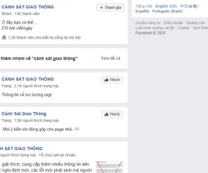Cảnh báo các trang giả mạo Cục CSGT trên Facebook