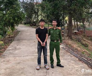 Hai đối tượng truy nã đặc biệt bị bắt khi trốn về quê ăn Tết