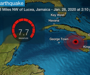 Cảnh báo sóng thần sau trận động đất 7,7 richter ở Cuba, Jamaica