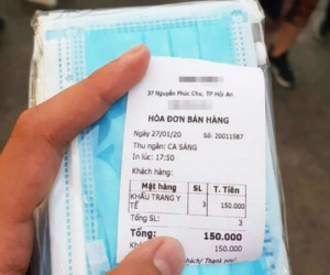 Sự thật về '3 chiếc khẩu trang' giá 150.000 đồng tại Quảng Nam