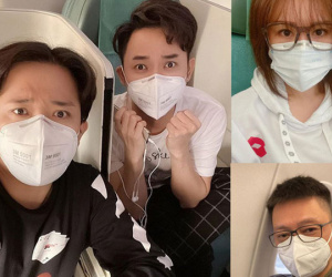 BTV Quang Minh và sao Việt đeo khẩu trang kín mít giữa dịch corona