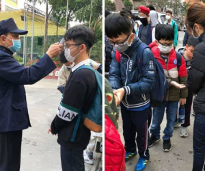 Đo thân nhiệt, rửa tay sát khuẩn, nhiều trường học đề nghị phụ huynh phối hợp chặt chẽ phòng chống virus Corona