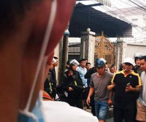 Chém chị gái của vợ rồi ôm bình gas cố thủ