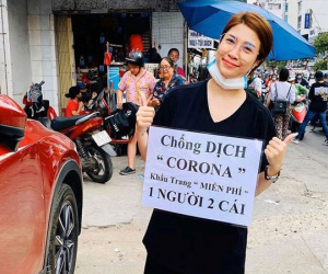 Pha Lê hoang mang khi mua phải hộp khẩu trang đã qua sử dụng
