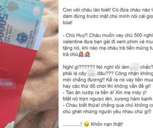 Đang buồn nẫu ruột vì Valentine chẳng có ai chơi cùng, thanh niên còn 'đắng lòng' hơn khi nghe câu nói của thằng cháu lớp 5