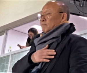 HLV Park Hang-seo dự khán trận đấu của ĐT Nữ Việt Nam tại vòng loại Olympic