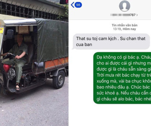 Cô gái hủy luôn đơn hàng khi vừa thấy bác chở hàng lớn tuổi và câu chuyện ấm lòng ngày mưa gió
