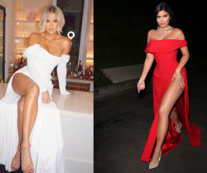 Tiệc hậu Oscar siêu hoành tráng: Kylie 'quất' váy xẻ sâu chặt chém hết cỡ, Khloe - Rihanna chẳng chịu thua chị kém em