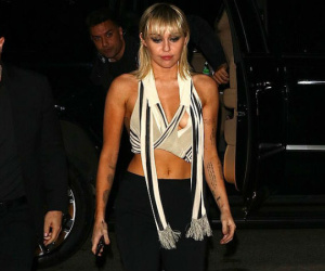 Hậu ly hôn, Miley Cyrus tiếp tục trở thành trung tâm của sự chú ý khi để lộ vòng 1 trước vô vàn ống kính
