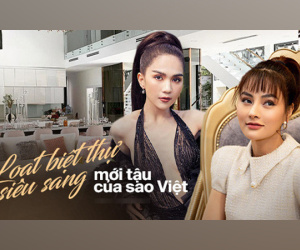 Hoa mắt vì biệt thự mới tậu của dàn sao Việt: Toàn bạc tỷ siêu sang, nhà Ngọc Trinh xa hoa như khách sạn 5 sao