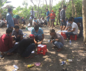 Công an Tiền Giang lại phá trường gà quy mô lớn, tóm 36 đối tượng