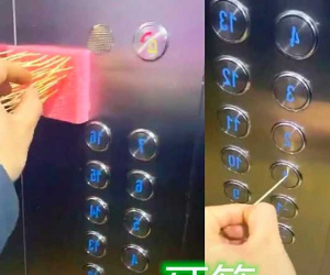 Muôn kiểu ấn nút thang máy độc đáo trong mùa dịch Covid-19