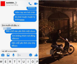 'Bật đèn xanh' cho người yêu tìm nơi yên tĩnh 'tâm sự', cô gái tiu nghỉu khi anh chàng phi thẳng xe lên chùa!