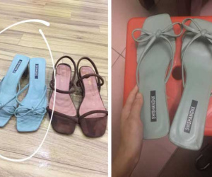 Đặt dép xanh dương nhận về xanh rêu, cô gái vừa review đã bị chủ shop thuyết giảng cho...xanh mặt