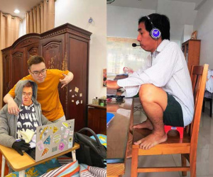 Học online mùa dịch và 1001 những pha hài không đỡ nổi: Học sinh đã nghịch ngợm, thầy giáo còn lầy lội hơn