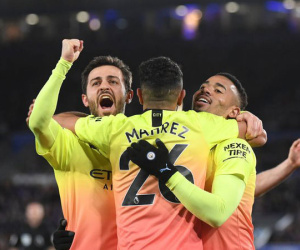 Man City thắng nhọc Leicester trong ngày Aguero đá hỏng 11m