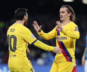Barca thoát thua trước Napoli trong ngày Messi im tiếng