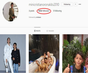 Con trai Ronaldo mở tài khoản Instagram, gây sốt với video nói 4 thứ tiếng