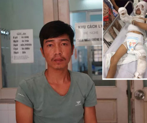 Bố bé 6 tuổi bị dì ruột tẩm xăng đốt: 'Cháu rất quý dì Phượng, suốt ngày mẹ Phượng, mẹ Phượng'