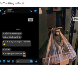 Dân tình 'nhũn tim' với hành động tâm lý của chàng trai bị bạn gái giận còn treo đồ ăn dỗ: 'Ăn đi để có sức mà giận anh tiếp!'