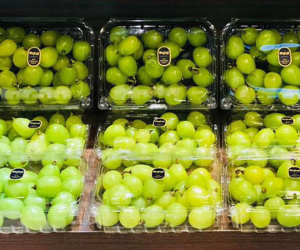 Nho rụng lìa cành, giá 1 triệu/kg vẫn tranh nhau mua
