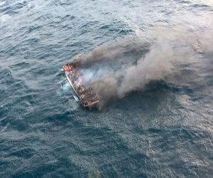 5 người Việt mất tích trong vụ cháy tàu cá ngoài khơi đảo Jeju