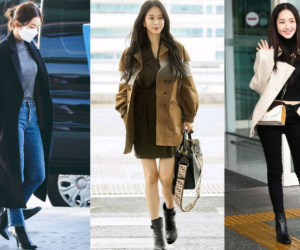 Tư tưởng lớn diện boots đen giống nhau, các sao Hàn ra sân bay để lại 9 chiêu mix đồ 'chanh sả' cho các nàng bắt chước