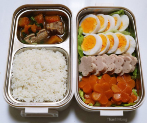 Cư dân mạng 'phát sốt' với hộp cơm trưa của 'vợ người ta' làm cho chồng đi làm: Ngon miệng, ngon mắt thế này thì còn ai muốn ăn cơm hàng nữa?