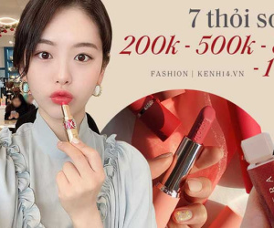 7 thỏi son xinh xịn bá cháy đáng để chị em 'ẵm' về dịp 8/3 với đủ mức giá từ 200k – 500k – 800k và trên 1 triệu