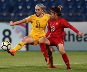 Nữ Australia 5-0 Nữ Việt Nam: Cú đúp của Sam Kerr
