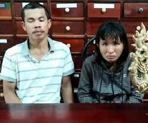 Cặp vợ chồng trộm lư hương trong đền thờ chị Võ Thị Sáu bị bắt