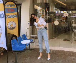 Mix đồ tôn dáng, ăn gian chân dài với quần jeans
