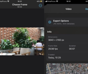 Cách trích xuất ảnh chất lượng cao từ video 4K trên iOS