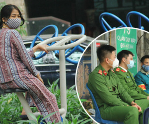 Người dân trong khu cách ly ở Hà Nội: 'Công an, bệnh viện mới khổ chứ tôi còn đang béo ra đây này!'