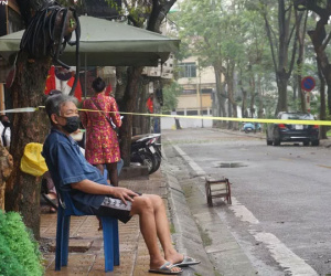 Phố Trúc Bạch bình yên sau gần 2 tuần cách ly vì 'bệnh nhân 17'