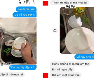Bị vợ lười ép rửa bát mấy tháng liền, anh chồng cay cú nghĩ ra 1 cách khiến cô vợ phải xuống nước phi về nhà ngay