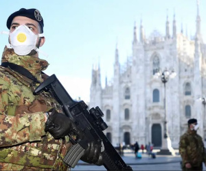 Số ca tử vong tăng cao kỷ lục, Italy điều quân đội thi hành lệnh phong tỏa