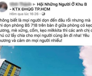 Bị du học sinh chê như nhà bỏ hoang, sinh viên KTX ở TPHCM vẫn rất đáng yêu: Trong phòng có thuốc giảm đau, bánh kẹo... ai đến ở cách ly cứ lấy dùng, đừng ngại