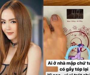 Minh Hằng lo lắng khi liên tục sụt cân dù chỉ ở nhà nghỉ ngơi giữa mùa dịch