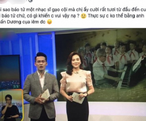 MC Mai Ngọc bị chỉ trích vì biểu cảm tươi cười khi báo tin cố nhạc sĩ Phong Nhã qua đời trên sóng truyền hình