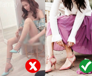 Ngọc Trinh bị chê kém duyên khi ngồi thử giày, các chị em chớ có mắc lỗi này khi mặc váy ngắn!