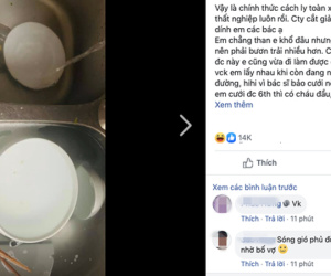 Khoe bị công ty giảm biên chế nên ở nhà giúp vợ rửa bát cũng vui, dân tình còn chưa kịp khen chồng trẻ đã gặp ngay khúc 'cua' khét lẹt